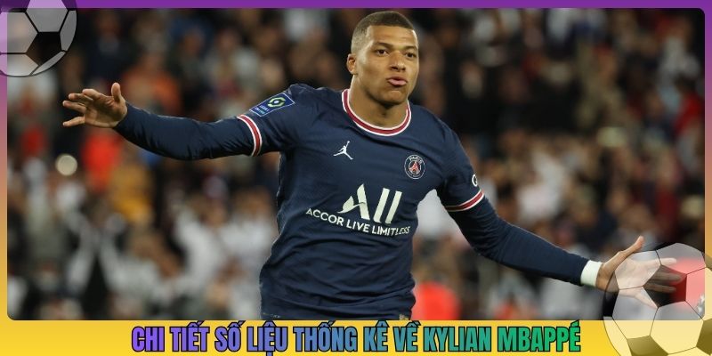 Chi tiết số liệu thống kê về Kylian Mbappé